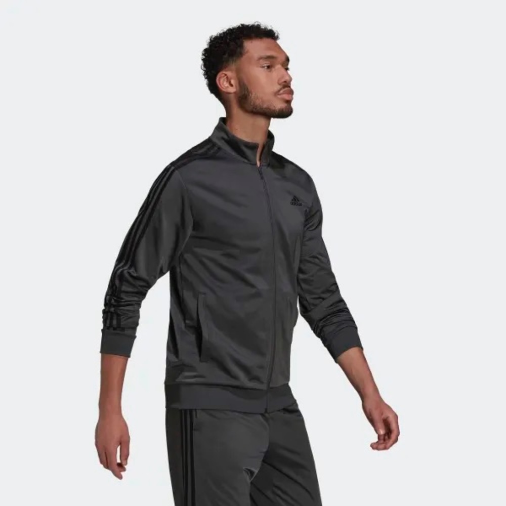 Adidas Essentials Men’s Warm Up 3 Stripes Track Jacket